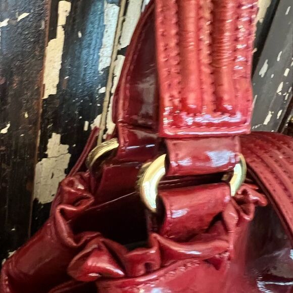 NWT Tressje Gorgeous Red Patent Leather handbag. - Picture 13 of 16
